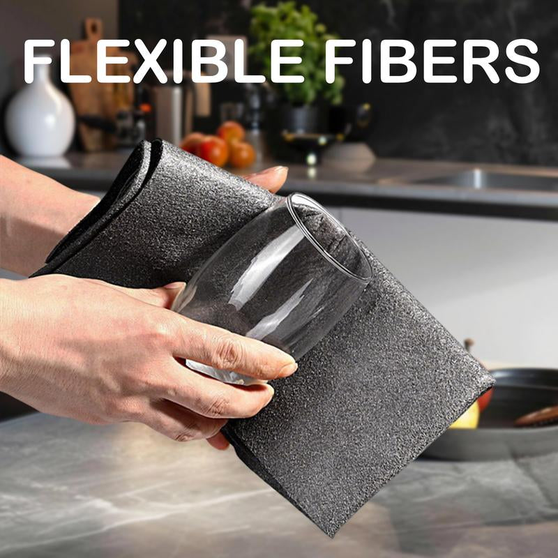 10 Counts Magic Cleaning Cloth, Reuseable Thickened Streak Free Magic Cleaning Wipes, Microfiber Cleaning Cloths for Windows Glass Car
