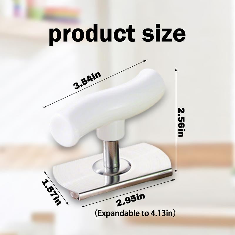 2 Counts Jar Can Opener Lid Opener,Manual Can Openers Lid Remover to Open Jar Easily(White & Green)