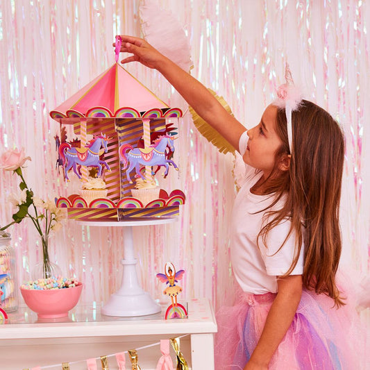 Party Pieces - Unicorn Atlıkarınca İkram Standı-0