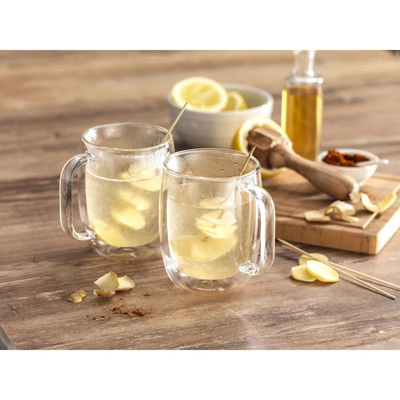 ZWILLING Sorrento plus Double-Wall Glass Coffee Mug, Clear