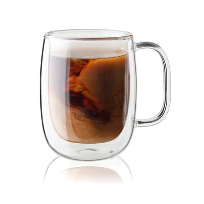 ZWILLING Sorrento plus Double-Wall Glass Coffee Mug, Clear